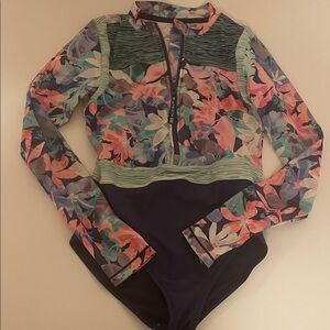 Athleta Kids Swim One Piece - Multicolor Floral